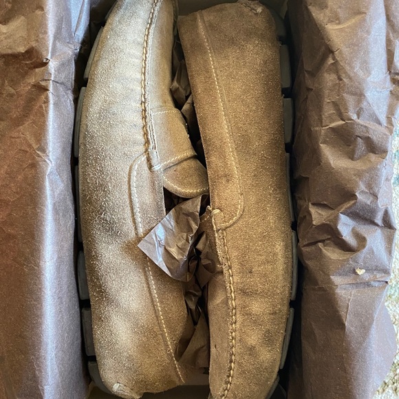 Prada Shoes Men’s Grey Suede Drivers Size 12 - Picture 4 of 4